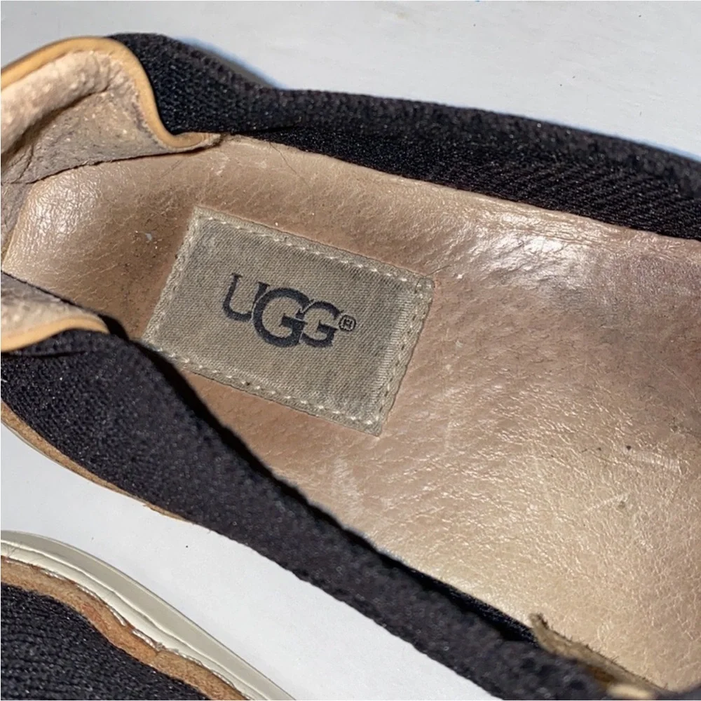 Authentic UGG designer black slip on sneakers sz 7.5